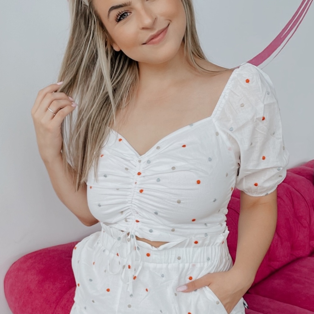 Mary Multi Dot Top